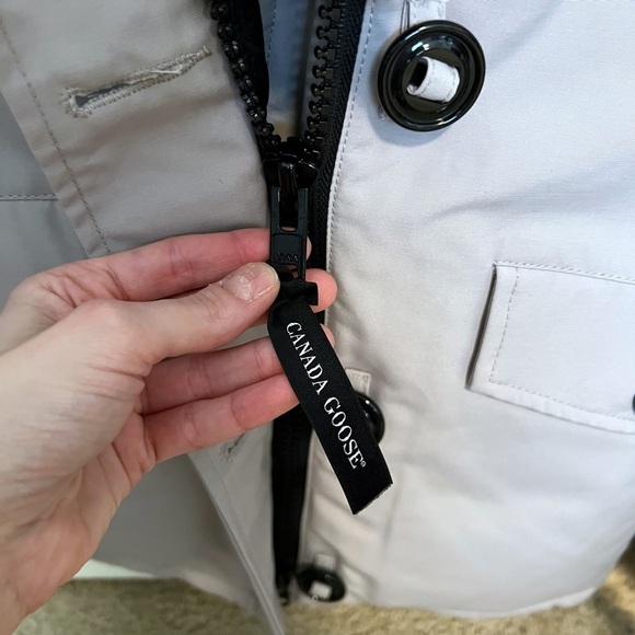 Canada Goose Rideau parka limestone 2XS new with tags - Picture 7 of 16